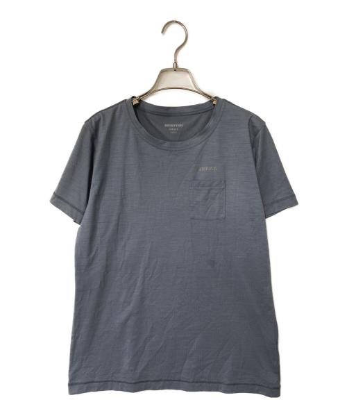 BRIEFING（ブリーフィング）BRIEFING (ブリーフィング) ポケットTシャツ グレー サイズ:Sの古着・服飾アイテム