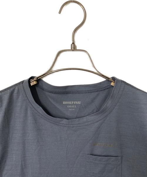 BRIEFING（ブリーフィング）BRIEFING (ブリーフィング) ポケットTシャツ グレー サイズ:Sの古着・服飾アイテム