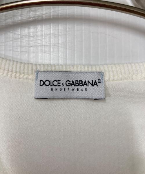 DOLCE & GABBANA（ドルチェ＆ガッバーナ）DOLCE & GABBANA (ドルチェ＆ガッバーナ) ロングスリーブカットソー ホワイト サイズ:Sの古着・服飾アイテム