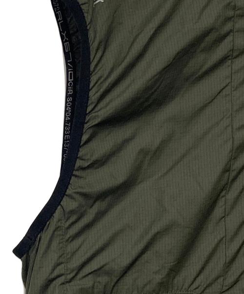 RLX RALPH LAUREN（アールエルエックスラルフローレン）RLX RALPH LAUREN (アールエルエックスラルフローレン) ジップベスト オリーブ サイズ:Sの古着・服飾アイテム