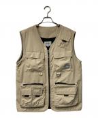 Carhartt WIPカーハート ワーク イン プログレス）の古着「フィッシングベスト」｜ベージュ