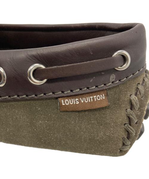 LOUIS VUITTON（ルイ ヴィトン）LOUIS VUITTON (ルイ ヴィトン) ドライビングシューズ ブラウン サイズ:5 1/2の古着・服飾アイテム