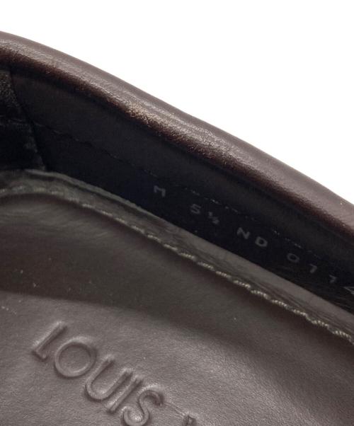 LOUIS VUITTON（ルイ ヴィトン）LOUIS VUITTON (ルイ ヴィトン) ドライビングシューズ ブラウン サイズ:5 1/2の古着・服飾アイテム