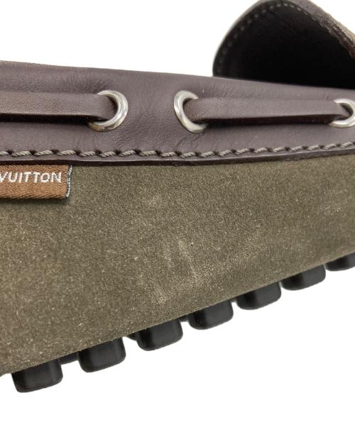 LOUIS VUITTON（ルイ ヴィトン）LOUIS VUITTON (ルイ ヴィトン) ドライビングシューズ ブラウン サイズ:5 1/2の古着・服飾アイテム