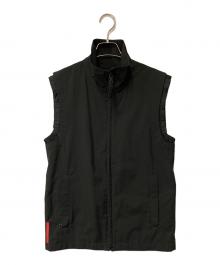 PRADA SPORTS（プラダスポーツ）の古着「ウィンドストッパージップアップ ベスト」｜ブラック