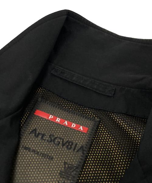 PRADA SPORTS（プラダスポーツ）PRADA SPORTS (プラダスポーツ) ウィンドストッパージップアップ ベスト ブラック サイズ:44の古着・服飾アイテム