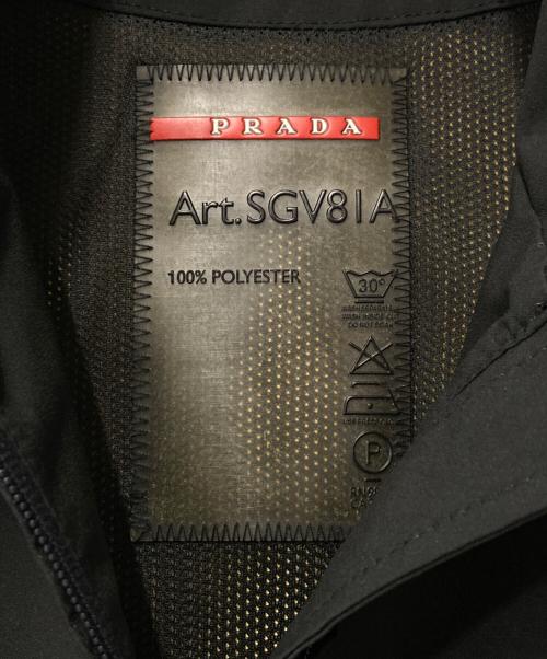 PRADA SPORTS（プラダスポーツ）PRADA SPORTS (プラダスポーツ) ウィンドストッパージップアップ ベスト ブラック サイズ:44の古着・服飾アイテム