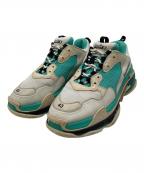 BALENCIAGAバレンシアガ）の古着「tripleS ローカットスニーカー」｜グレー×ブルー