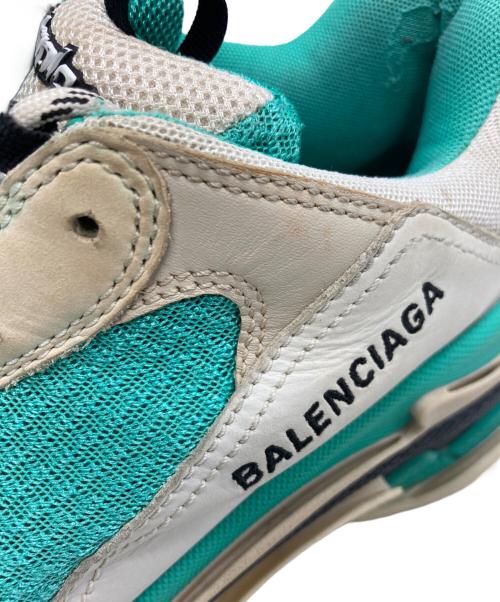 BALENCIAGA（バレンシアガ）BALENCIAGA (バレンシアガ) tripleS ローカットスニーカー グレー×ブルー サイズ:UK9/EUR43/USA10/JP28.5の古着・服飾アイテム