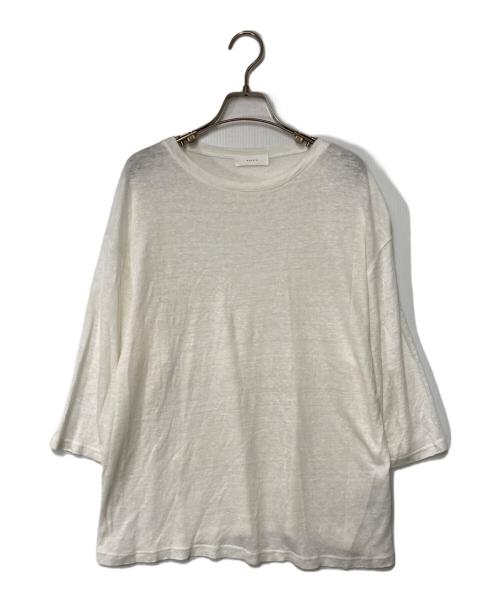 KAGURE（カグレ）kagure (カグレ) リネンニット ホワイト サイズ:Freeの古着・服飾アイテム