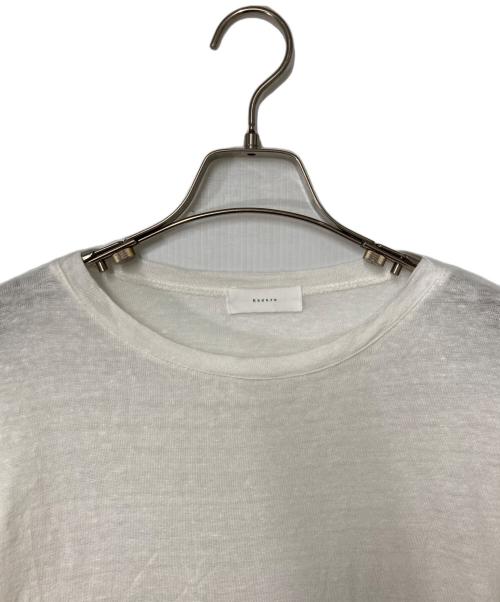 KAGURE（カグレ）kagure (カグレ) リネンニット ホワイト サイズ:Freeの古着・服飾アイテム