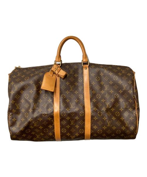 LOUIS VUITTON（ルイ ヴィトン）LOUIS VUITTON (ルイ ヴィトン) キーポル・バンドリエール55 ブラウンの古着・服飾アイテム