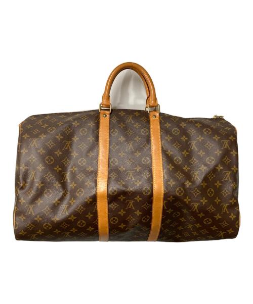 LOUIS VUITTON（ルイ ヴィトン）LOUIS VUITTON (ルイ ヴィトン) キーポル・バンドリエール55 ブラウンの古着・服飾アイテム