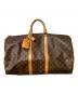 LOUIS VUITTON（ルイ ヴィトン）の古着「キーポル・バンドリエール55」｜ブラウン