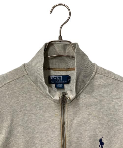 POLO RALPH LAUREN（ポロ・ラルフローレン）POLO RALPH LAUREN (ポロ・ラルフローレン) スウェットジャケット グレー サイズ:Ｍの古着・服飾アイテム
