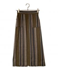 CLANE（クラネ）の古着「POCKET BASIC SKIRT」｜ブラウン