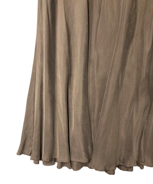 Plage（プラージュ）Plage (プラージュ) Washable Fibril ロングスカート ブラウン サイズ:38の古着・服飾アイテム