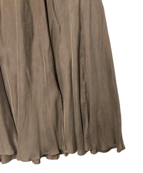 Plage（プラージュ）Plage (プラージュ) Washable Fibril ロングスカート ブラウン サイズ:38の古着・服飾アイテム