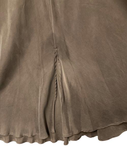 Plage（プラージュ）Plage (プラージュ) Washable Fibril ロングスカート ブラウン サイズ:38の古着・服飾アイテム