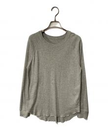 Plage（プラージュ）の古着「premiumフライス long Tシャツ」｜グレー