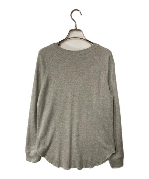Plage（プラージュ）Plage (プラージュ) premiumフライス long Tシャツ グレー サイズ:Freeの古着・服飾アイテム