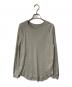 Plage（プラージュ）の古着「premiumフライス long Tシャツ」｜グレー