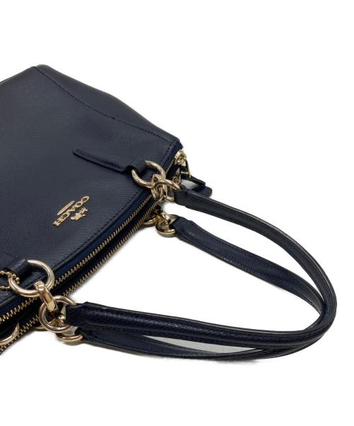 COACH（コーチ）COACH (コーチ) 2WAYショルダーバッグ ネイビーの古着・服飾アイテム