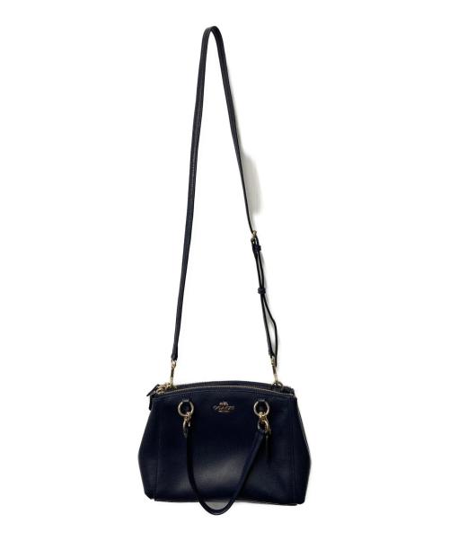 COACH（コーチ）COACH (コーチ) 2WAYショルダーバッグ ネイビーの古着・服飾アイテム