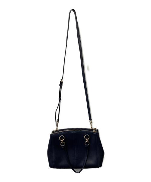 COACH（コーチ）COACH (コーチ) 2WAYショルダーバッグ ネイビーの古着・服飾アイテム