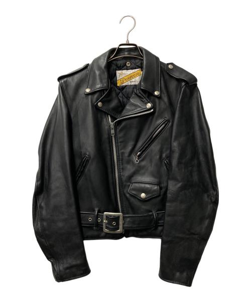 Schott（ショット）Schott (ショット) ライダースジャケット ブラック サイズ:36の古着・服飾アイテム