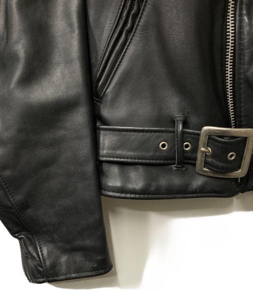 Schott（ショット）Schott (ショット) ライダースジャケット ブラック サイズ:36の古着・服飾アイテム