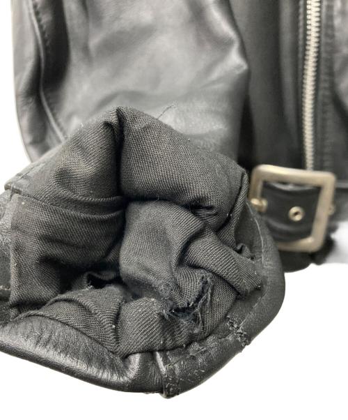 Schott（ショット）Schott (ショット) ライダースジャケット ブラック サイズ:36の古着・服飾アイテム