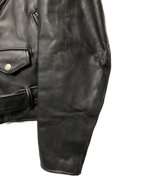 Schott（ショット）Schott (ショット) ライダースジャケット ブラック サイズ:36の古着・服飾アイテム