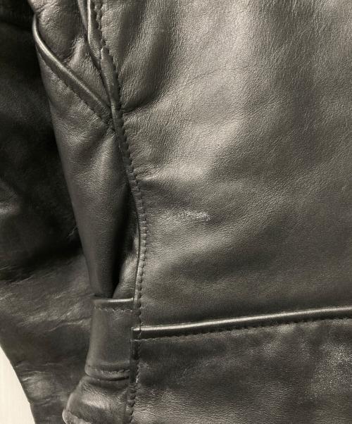 Schott（ショット）Schott (ショット) ライダースジャケット ブラック サイズ:36の古着・服飾アイテム