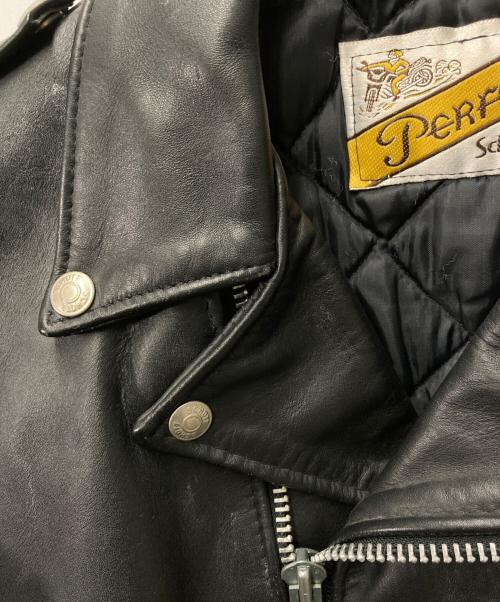 Schott（ショット）Schott (ショット) ライダースジャケット ブラック サイズ:36の古着・服飾アイテム
