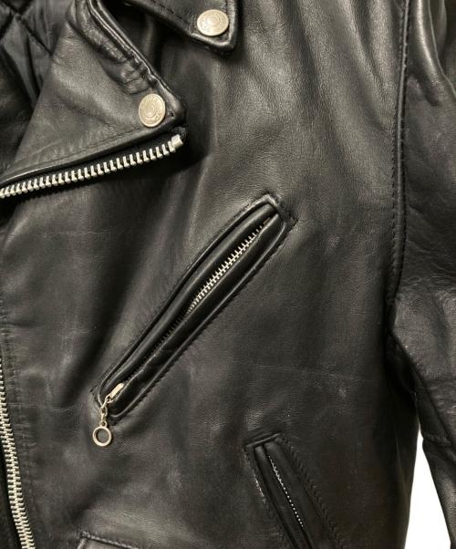 Schott（ショット）Schott (ショット) ライダースジャケット ブラック サイズ:36の古着・服飾アイテム