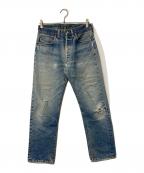 LEVI'Sリーバイス）の古着「赤耳ボタンフライデニムパンツ」｜インディゴ