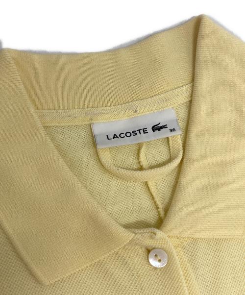 LACOSTE（ラコステ）LACOSTE (ラコステ) ポロワンピース イエロー サイズ:36の古着・服飾アイテム