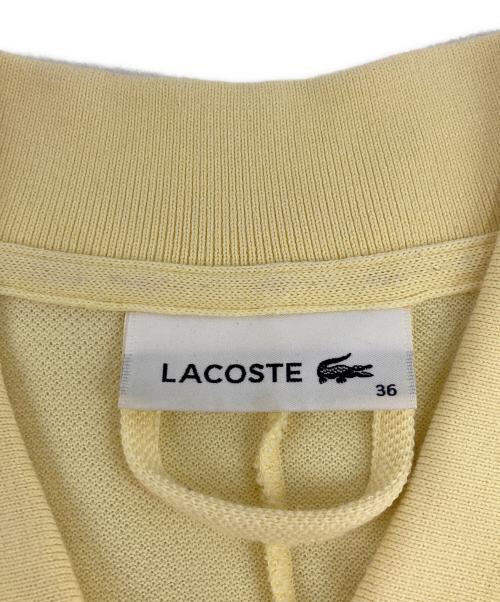 LACOSTE（ラコステ）LACOSTE (ラコステ) ポロワンピース イエロー サイズ:36の古着・服飾アイテム