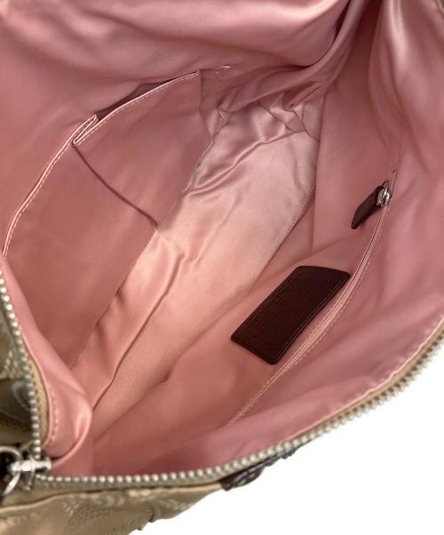 COACH（コーチ）COACH (コーチ) シグネチャー2WAYショルダーバッグ ベージュの古着・服飾アイテム