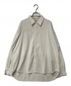 Spick and Spanスピック＆スパン）の古着「コットンコーデュロイルーズシャツ」｜ホワイト
