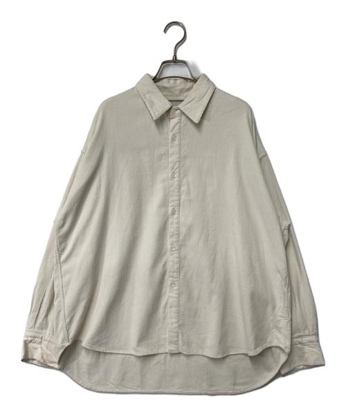 Spick and Span（スピック＆スパン）Spick and Span (スピック＆スパン) コットンコーデュロイルーズシャツ ホワイト サイズ:Freeの古着・服飾アイテム
