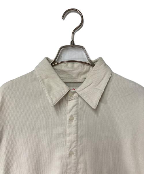 Spick and Span（スピック＆スパン）Spick and Span (スピック＆スパン) コットンコーデュロイルーズシャツ ホワイト サイズ:Freeの古着・服飾アイテム