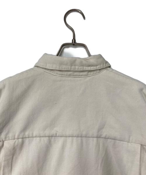 Spick and Span（スピック＆スパン）Spick and Span (スピック＆スパン) コットンコーデュロイルーズシャツ ホワイト サイズ:Freeの古着・服飾アイテム