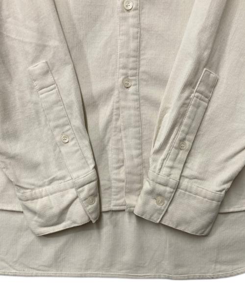 Spick and Span（スピック＆スパン）Spick and Span (スピック＆スパン) コットンコーデュロイルーズシャツ ホワイト サイズ:Freeの古着・服飾アイテム