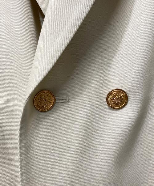 MACPHEE（マカフィー）MACPHEE (マカフィー) ウールギャバジン ダブルブレストジャケット ベージュ サイズ:34の古着・服飾アイテム