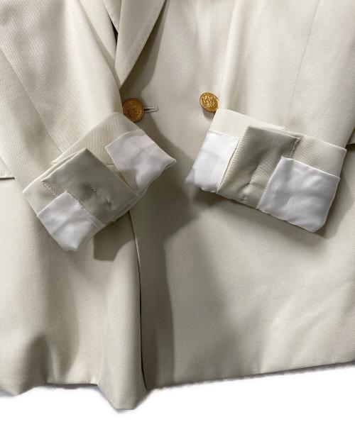 MACPHEE（マカフィー）MACPHEE (マカフィー) ウールギャバジン ダブルブレストジャケット ベージュ サイズ:34の古着・服飾アイテム
