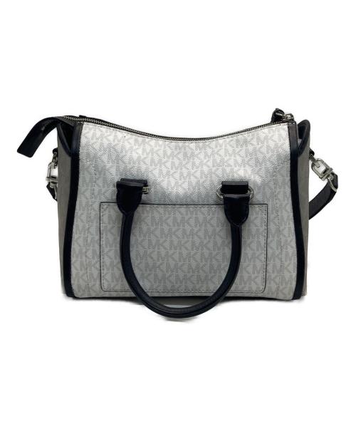 MICHAEL KORS（マイケルコース）MICHAEL KORS (マイケルコース) 2WAYショルダーバッグ ホワイト×ブラックの古着・服飾アイテム