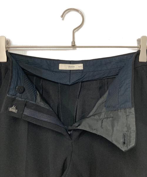 PRADA（プラダ）PRADA (プラダ) センタープレスフレアパンツ サイズ:42の古着・服飾アイテム