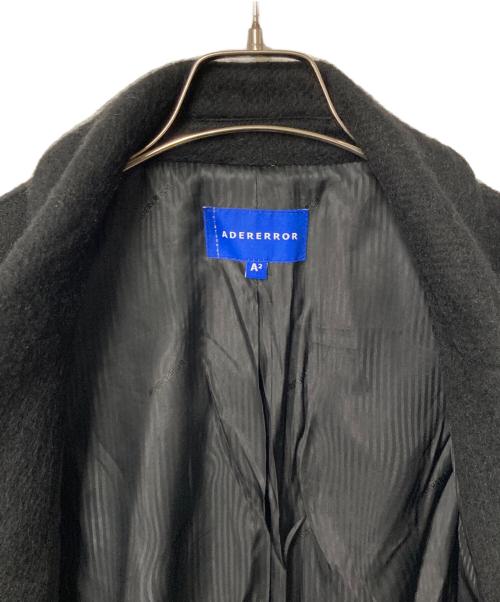 ADER error（アーダーエラー）ADER error (アーダーエラー) ウールチェスターダブルコート ブラック サイズ:A2の古着・服飾アイテム